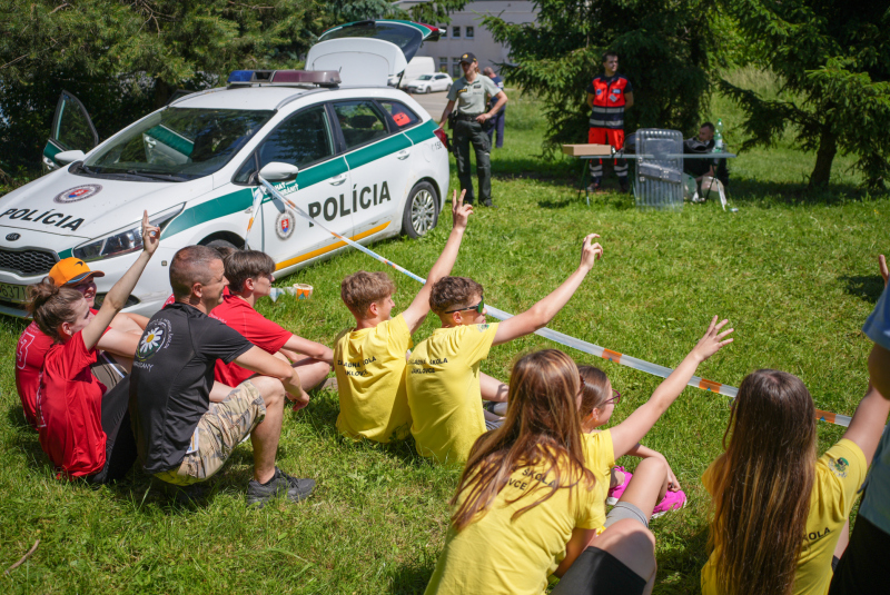 Krajské kolo mladých záchranárov civilnej ochrany (CVČ Popradská